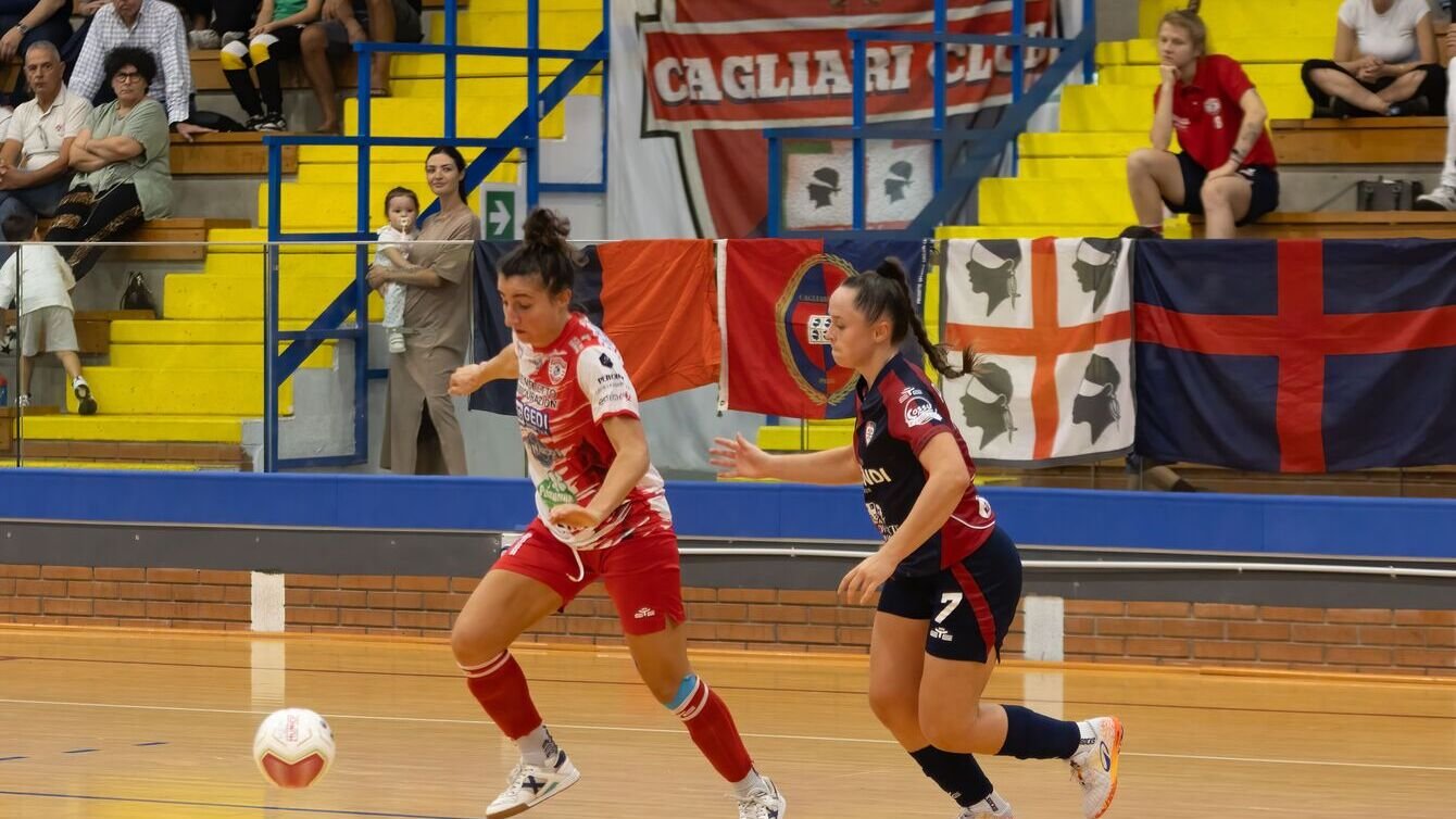 Pezzolla in azione a Cagliari