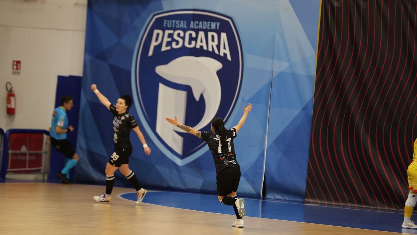 L'esultanza di Matijević 