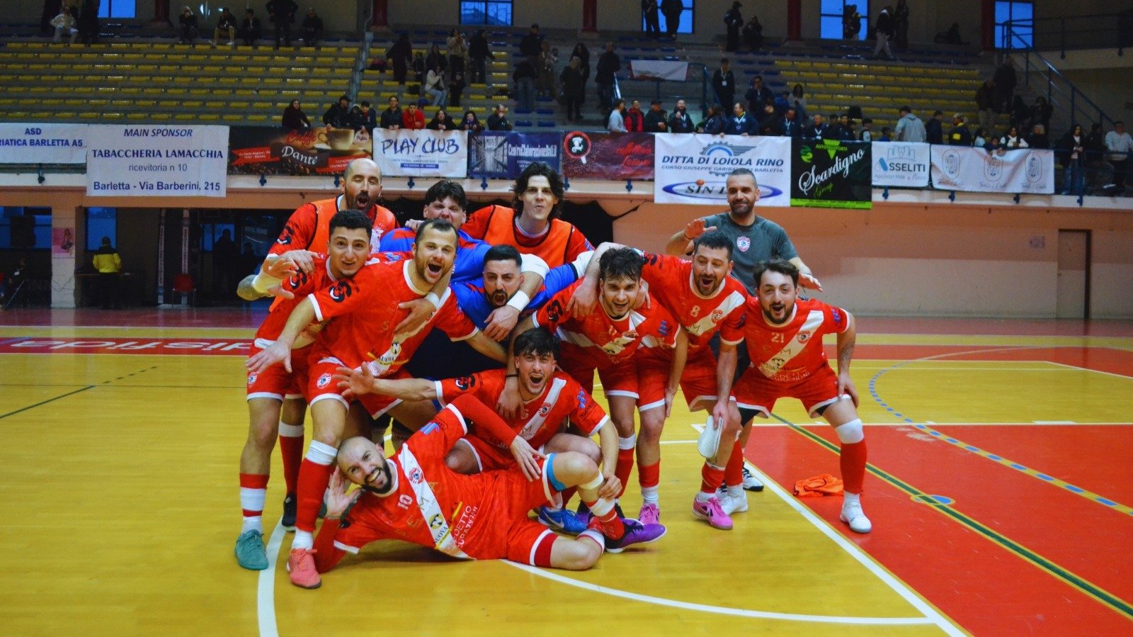 La gioia della squadra altamurana